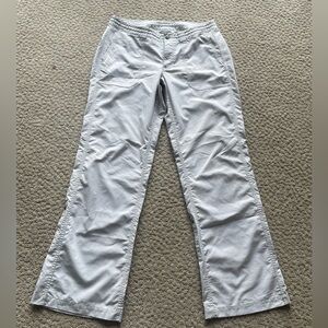 Patagonia light beige nylon mid rise hiking pants